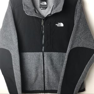 North Face Denali Fleece Jacket Women Gray Medium